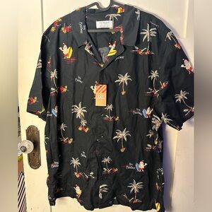 Santa Button Down Shirt